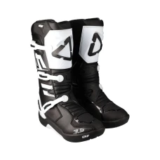 LEATT (MEGA ПРОДАЖА) ВЗУТТЯ CROSS 3.5 JUNIOR (DZIECIECE) BOOTS BLACK/WHITE КОЛІР CZARNY/BIALY РОЗМІР 34 / 21.5 CM