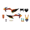 BLACKBIRD КОМПЛЕКТ НАЛІПОК (OKLEIN) KTM SX\/SX-F '19-'22, EXC\/EXC-F '20-'23 REPLICA KTM FACTORY 23 KTM КОЛІР КОЛІР ПОМАРАНЧ ЧОРНИЙ - зображення 2