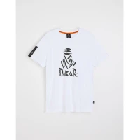 DIVERSE (2025) EXTREME TEAM - DAKAR RALLY СОРОЧКА (T-SHIRT) DKR DES ЛОГОТИП КОЛІР БІЛИЙ РОЗМІР XL