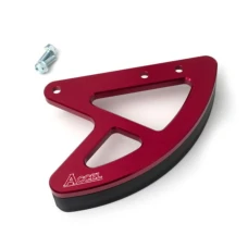 ACCEL ЗАХИСТ ТОРМОЗА ДИСКА ЗАД HONDA CR 125/250 '02-07, CRF 250R '04-20, 250X '04-17, 450R '02-20, 450X '05-17, 450RX '17-19 (АЛЮМІНІЙ) КОЛІР ЧЕРВОНИЙ