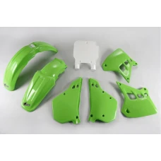 UFO КОМПЛЕКТ ПЛАСТІКОВ KAWASAKI KX 250 '90-'91, КОЛІР OEM (ZIELONY/BIALY) (KA188E999)