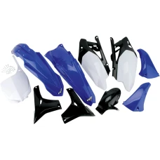 UFO КОМПЛЕКТ ПЛАСТІКОВ YAMAHA YZF 450 '10 КОЛІР OEM (BIALY/NIEBIESKI/CZARNY) (YA309E999)