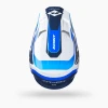 KENNY RACING ШОЛОМ CROSS\/ENDURO TRACK GRAPHIC + FOCUS BLUE КОЛІР БІЛИЙ\/СИНІЙ РОЗМІР L - зображення 2