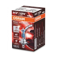 OSRAM ЛАМПОЧКА H4 12V 60/55W P43T NIGHT BREAKER® LASER (+150%) 1 ШТУКА