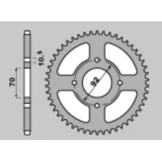 ЗАДНЯ ЗІРКА JR KAWASAKI GPZ 250 '83-85', Z 250/400/440/500/550 '78-85' (47644JT) (LANC.530)