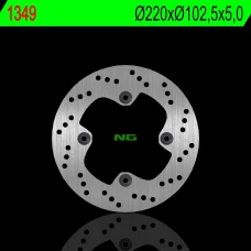 NG ДИСК ТОРМОЗНИЙ ЗАД HONDA CBR 250 R 11-12 (220X102,5X5,0MM) (4X10,5MM)