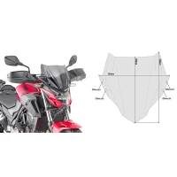 GIVI WINDSCREEN ВІДПОВІДНИЙ KIT FOR