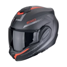 SCORPION ШОЛОМ EXO-TECH EVO КАРБОНОВОГО COZY MATT BLACK-RED, M
