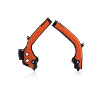 ACERBIS НОВИЙ ТОВАР 2024/02 КРИШКИ РАМИ X-GRIP KTM SX SXF HUSQVARNA TC 125 FC 25 350 450 16-20 CZARNO – АПЕЛЬСИНОВИЙ - 0021726.313
