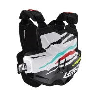 LEATT (НОВИНКА 2023) ЗАХИСТ КЛІТКИ ГРУДНОЇ (BUZER) CHEST ПРОТЕКТОР 1.5 TORQUE TIGER КОЛІР BIALY/CZARNY