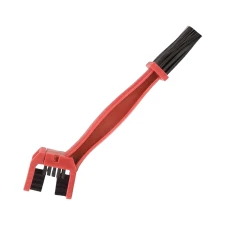 BIKETEC ЩІТКА DO ОЧИЩЕННЯ ЛАНЦЮГА 25,6CM X 6CM X 3,2CM КОЛІР ЧЕРВОНИЙ