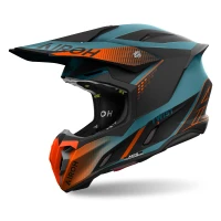 AIROH ШОЛОМ CROSS / ENDURO / ATV / QUAD TWIST 3 SHARD ПОМАРАНЧЕВИЙ КОЛІР МАТОВА КОЛІР NIEBIESKI/POMARANCZOWY МАТОВА РОЗМІР L