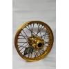 REX WHEELS (EXCEL) КОМПЛЕКТНИЙ КОЛЕСО ЗАД 18 ЦІЛІ 18 X 2.50 (КІЛЬЦЕ EXCEL) YAMAHA XTZ 700 TENERE (690) '20-, ЗОЛОТА КІЛЬЦЕ \/ ЧОРНІ СПИЦІ \/ ЗОЛОТА СТУПИЦЯ \/ ЧОРНІ NYPLE (ПІД ЗАМОВЛЕННЯ) - зображення 2