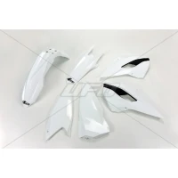 UFO КОМПЛЕКТ ПЛАСТІКОВ HUSQVARNA TE/FE 125/250/300/350/450 '14 КОЛІР OEM (БІЛИЙ) (HU614E999)