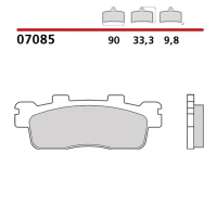 BREMBO 2026/03 КОЛОДКИ ДИСКОВІ ТОРМОЗНІ KH498 SCOOTER КАРБОН CERAMIC CC (POLMETALICZNE) ПЕРІД/ЗАД (ECE R90)