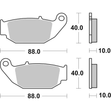 SBS BRAKEPADS КЕРАМІЧНІ