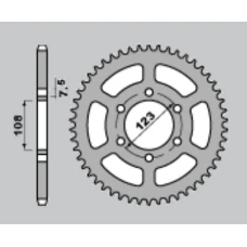 CHT ЗІРОЧКА ЗАД 707 50 CAGIVA 50 W4 (A4140696500)