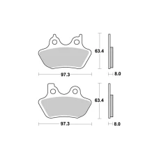 SBS BRAKEPADS КЕРАМІЧНІ
