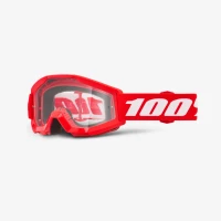 100 % ОКУЛЯРИ МОДЕЛЬ STRATA МІНІ RED JUNIOR / KID / DZIECIECE КОЛІР ЧЕРВОНИЙ/ЧОРНИЙ СКЛО PRZEZROCZYSTA