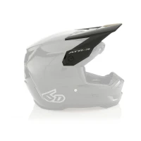 6D HELMETS REPLACEMENT VISOR - КОЗИРКА DO МОТОШОЛОМ ATR-3 SOLID GLOSS BLACK КОЛІР ЧОРНИЙ