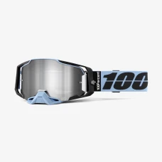 100 % ОКУЛЯРИ МОДЕЛЬ ARMEGA PETROS - MIRROR SILVER LENS - КОЛІР СИНІЙ/ЧОРНИЙ СКЛО СРІБНЕ ЗЕРКАЛО