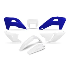 UFO 2025/11 КОМПЛЕКТ ПЛАСТІКОВ HUSQVARNA FE 250 / 350 / 450 / 501 '25-'26, TE 250 / 300 HERITAGE '25-'26 КОЛІР БІЛИЙ / СИНІЙ