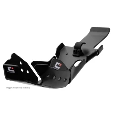 CROSSPRO ЗАХИСТ ДВИГУНА I СТІЙКИ ВАЖЕЛЯ (PRO-LINK) Z TWORZYWA DTC ENDURO ПІДХОДИТЬ DO: KTM SX 250 '20-'22, XC 250/300 '20-'22, HUSQVARNA TE 250/300 '20-'23 ,TC 250 '20-'22, GAS GAS EC/EX 250/300 '21-'22, MC 250 '21-'22 ЧОРНИЙ