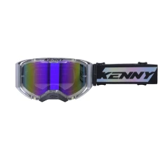 KENNY RACING ОКУЛЯРИ PERFORMANCE EVO 2 ЧИСТИЙ ДЗЕРКАЛЬНІ LENS-LUSTRO КОЛІР SREBRNY/CZARNY