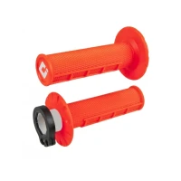 ODI ПЕРЕМИКАЧІ ВИКЛЮЧЕНИЙ ROAD HALF WAFFLE MX V2 LOCK-ON GRIP КОЛІР FLUO КОЛІР ПОМАРАНЧ