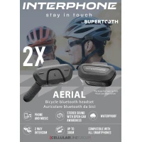 INTERPHONE AERIAL BICYCLE BT HEADSET ЗДВОЄНИЙ PACK