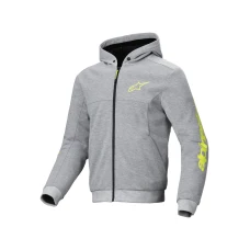 ALPINESTARS HOODIE ХРОМ V2 GRAY/YELLOW FLUO 3XL