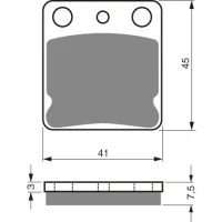 GOLDFREN ТОРМОЗНИЙ КОЛОДКИ 144 КЕРАМІЧНІ КАРБОНОВОГО AD