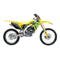BLACKBIRD КОМПЛЕКТ НАЛІПОК (OKLEIN) SUZUKI RMZ 450 '08-'17 REPLICA SUZUKI KSRT KEVIN STRIJBOS RESTYLE 22, КОЛІР ZOLTY/NIEBIESKI (ЗАМІНЮЄ E2316R8)