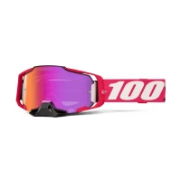100 % ОКУЛЯРИ МОДЕЛЬ ARMEGA HIPER KLOUG - MIRROR DARK RED LENS - КОЛІР ROZOWY/BIALY/CZARNY СКЛО ЧЕРВОНА ЗЕРКАЛО