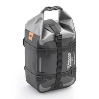 KAPPA СУМКА NA СИДІННЯ / БАГАЖНИК 10L 100% WODOSZCZELNA КОЛІР CZARNO-SREBRNY (K' RUGGED) (31X22X13CM)