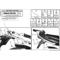 KAPPA СТЕЛАЖ БАГАЖНИКА ЦЕНТРАЛЬНОГО YAMAHA TDM 850 (96-01) ( БЕЗ ВІНІЛ )
