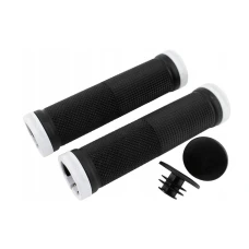 PROGRIP ПЕРЕМИКАЧІ PG999 ATV / JET SKI / MTB (22+22MM, DL. 120MM) КОЛІР ЧОРНИЙ Z БІЛА БЛОК LOCK-ON (999-101)