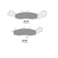 DELTA BRAKING КОЛОДКИ ДИСКОВІ ТОРМОЗНІ KH342 KVF ЛІВИЙ ПЕРІД - ZASTEPUJA DB2490MX-D І DB2490QD-D