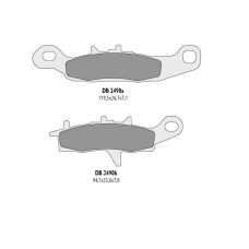 DELTA BRAKING КОЛОДКИ ДИСКОВІ ТОРМОЗНІ KH342 KVF ЛІВИЙ ПЕРІД - ZASTEPUJA DB2490MX-D І DB2490QD-D
