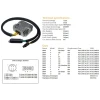 DZE РЕГУЛЯТОР НАПРУГИ BMW F650GS\/CS '00-07, F700\/800GS\/GT\/ST '08-16, (OEM 61312346550) (SH541G-12, SH541SC) - зображення 2