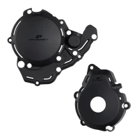 POLISPORT КОМПЛЕКТ ЗАХИСТ КРИШКИ (DEKLA) ГЕНЕРАТОР І ЗАХИСТ КРИШКИ КОМПЛЕКТА СЦЕПЛЕННЯ НАСОСО ВОДИ KTM EXC-F 250/350 '24 КОЛІР ЧОРНИЙ