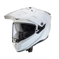 МОТОШОЛОМ CABERG  OFFROAD / TRAIL / ADVENTURE DUOSPORT (DUAL) TANAMI SOLID З ЛІНЗАМИ ТА КОЗИРКОМ КОЛІР БІЛИЙ БЛИСК РОЗМІР L (PINLOCK У КОМПЛЕКТІ)