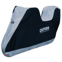 OXFORD AQUATEX ЧОХОЛ ВОДОНЕПРОНИКНИЙ NA МОТОЦИКЛ Z MIEJSCEM NA КОФР ЦЕНТРАЛЬНИЙ КОЛІР ЧОРНИЙ/СІРИЙ РОЗМІР S