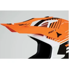 SHOT VISOR LITE FURY ЧОРНИЙ NEON ПОМАРАНЧЕВИЙ КОЛІР GLOSSY