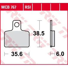 TRW LUCAS ZF КОЛОДКИ ДИСКОВІ ТОРМОЗНІ KH351 ORGANIC GAS GAS TXT 125/200/250/280/300 '04-'11, SHERCO TRIALS 125/250/290/320 '06-, HONDA COTA 300RR '16-, ЗАД