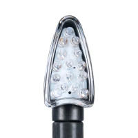 OXFORD ПОВОРОТНИКИ СВІТОДІОД  СВІТОДІОД  LED (CE) ARROW - ПАРА КОЛІР ЧОРНИЙ, КРІПЛЕННЯ ДОВГІ (OPORNIKI W КОМПЛЕКТІ)
