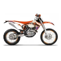 BLACKBIRD КОМПЛЕКТ НАЛІПОК (OKLEIN) KTM SX/SX-F '11-'12, EXC/EXC-F '12-'13 DREAM 5 КОЛІР КОЛІР ПОМАРАНЧ ЧОРНИЙ