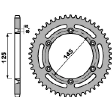 ЗАДНЯ ЗІРКА PBR 703 44 C45 CAGIVA 125/350/600 (LANC. 520)