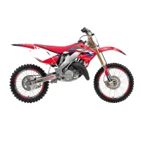 BLACKBIRD КОМПЛЕКТ НАЛІПОК (OKLEIN) HONDA CR 125R '00-'01, CR 250R '02-'07 DREAM 5 КОЛІР ЧЕРВОНИЙ ЧОРНИЙ