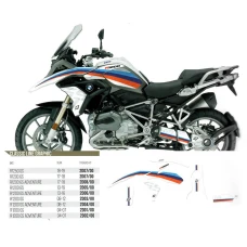 BLACKBIRD КОМПЛЕКТ НАЛІПОК (OKLEIN) BMW R 1200GS ADVENTURE '14-'18 (CLASSIC LINE)